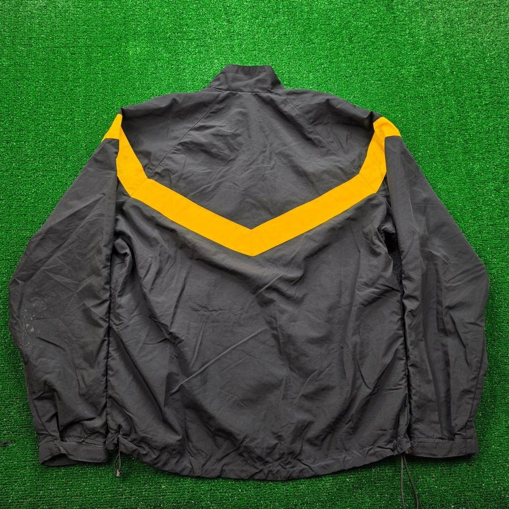 US Army APFU Physical Fitness Uniform Track Jacket Mens Medium Black Full Zip - Picture 9 of 9